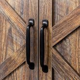 Espresso Cabinet with 4 Doors and 4 open shelves